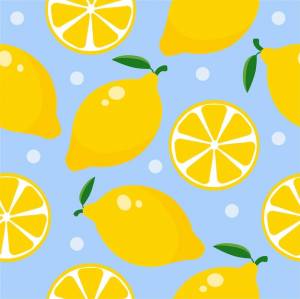 Шаблон лимона для печати