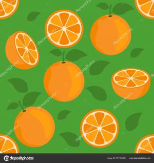 Цитрусовые Апельсина Повторять Шаблон Ткани Подарочной Обёртки Стены Текстуры Зеленый Векторное изображение ©jairosouza02 377102038