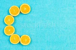 оранжевый · лимона · цитрусовые · шаблон · голубой · свет