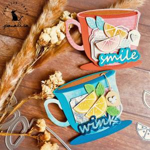 3D трафареты Panalisacraft для вырезания лимона, металлические штампы, трафареты для «сделай сам», скрапбукинга, альбома, декоративное тиснение, бумажные открытки «сделай сам»