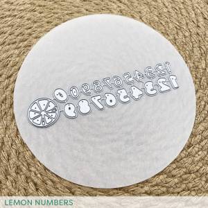 Цифры лимона Новое поступление 2023 металлические пресс-формы крафтовое украшение тиснение шаблон Сделай Сам поздравительная открытка ручной работы