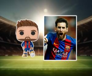 Файл STL ЛИОНЕЛЬ МЕССИ БАРСЕЛОНА ФОРМА FUNKO POP