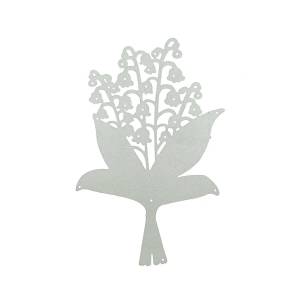 Металлические Вырубные штампы с рисунком ландыша для скрапбукинга, фотоальбома, декоративные трафареты для карт