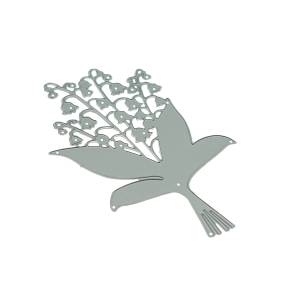 Металлические Вырубные штампы с рисунком ландыша для скрапбукинга, фотоальбома, декоративные трафареты для карт