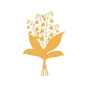 Металлические Вырубные штампы с рисунком ландыша для скрапбукинга, фотоальбома, декоративные трафареты для карт