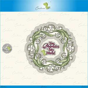 Ландыша Л Круглый Металлический Трафаретный вырубной штамп 2021 Новый diy умереть формы Скрапбукинг Бумага изготовления пресс-формы ремесла большой под давлением