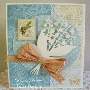 Металлические Вырубные штампы ландыш, украшения для скрапбукинга, ножа для рукоделия, лезвия, трафареты