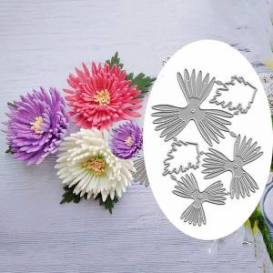 PDTO 1 комплект, новые цветы и листья, металлические штампы для резки, трафарет, сделай сам, скрапбукинг, открытка, ремесло