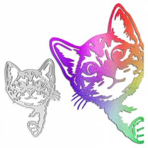 Непослушный котенок дизайн шаблон металлический трафарет для DIY Скрапбукинг альбом фото тиснение бумажная карта ремесленный декор