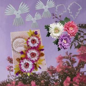 PDTO 1 комплект, новые цветы и листья, металлические штампы для резки, трафарет, сделай сам, скрапбукинг, открытка, ремесло