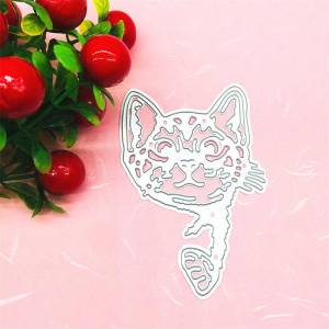Непослушный котенок дизайн шаблон металлический трафарет для DIY Скрапбукинг альбом фото тиснение бумажная карта ремесленный декор