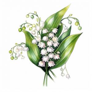 Рисунок ландыша