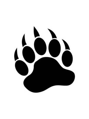 Трафареты Лапы