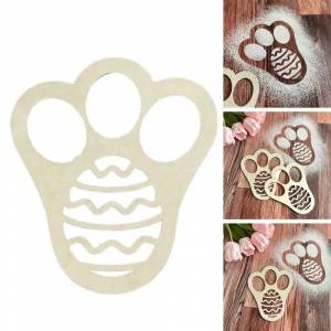 Следы животных лапы пасхальный кролик следы шаблон многоразовые трафареты для рисования