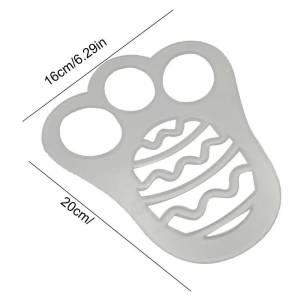 Следы животных лапы пасхальный кролик следы шаблон многоразовые трафареты для рисования