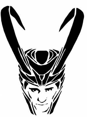 Трафареты Локи