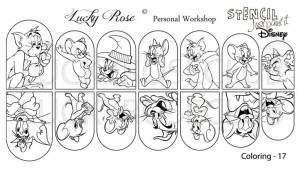 Серия Stencil трафарет-раскраска