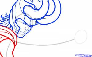 Как нарисовать Локи поэтапно 6 уроков