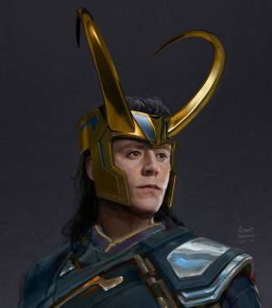 Loki concept art for ThorRagnarok by Anthony Francisco