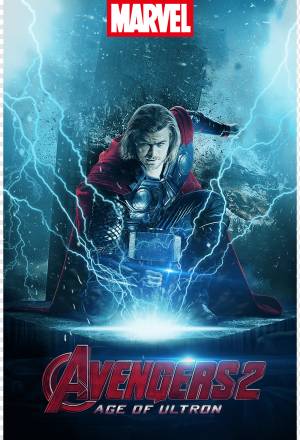 Марвел Мстители 2 плакат, Тор