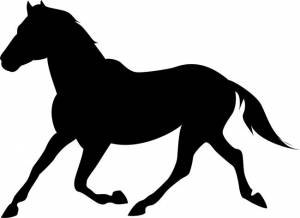 Трафареты лошади