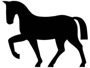 Трафарет Животное Лошадь 772