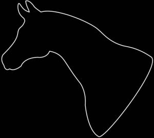 Трафареты лошадей