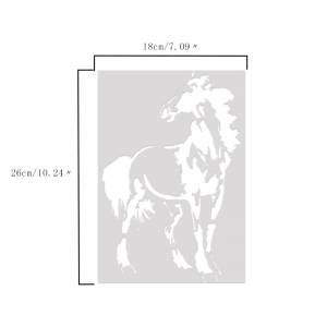18*26 см DIY слойные трафареты лошади для скрапбукинга