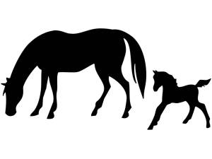 Трафареты Лошади