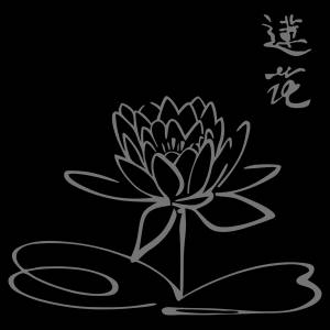 Трафарет Контур лотоса