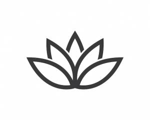 Шаблон логотипа векторного дизайна цветов лотоса