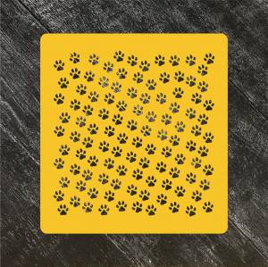 Трафарет Новый год 2022-2023 №2 Лапки