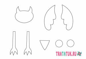 Сова из полосок бумаги