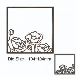 Новинка 2023, летние крутые металлические штампы в форме лотоса для резки, скрапбукинга, украшения «сделай сам», нож для бумаги, форма, лезвие, перфоратор, трафареты