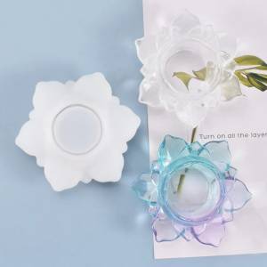 DIY лотоса для хранения сконовые формы в виде большого цветка Брелок блюдо цветок Форма для пепельницы большой цветочный узор производящая лоток для яиц цветка эпоксидной Изделия из смолы