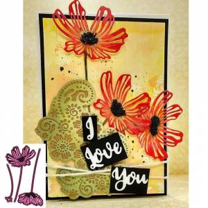 Новый цветок лотоса металлические высекальные формы украшение для альбома тиснением декорирование фотоальбома карты для изготовления самодельных изделий кустарного промысла