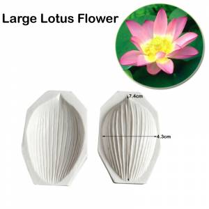 Большой цветок лотоса лепестки Veiner сахар инструмент меридианы цветок сконовые формы для торта имитация жевательной резинки Форма M2485