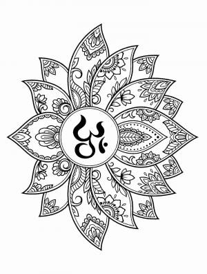 Раскраски Лотос Aнтистресс