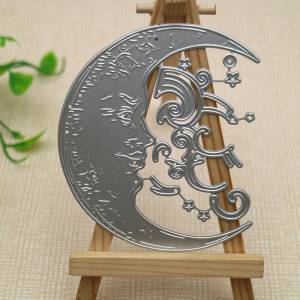 Форма для вырезания Луны для скрапбукинга, форма для вырезания, искусственное лезвие, трафареты, сделай сам, форма для ножа