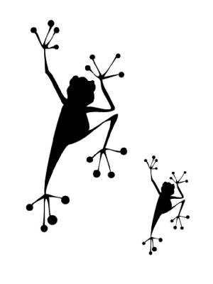 Трафареты Лягушки