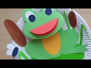 Объёмная аппликация ЛЯГУШКА