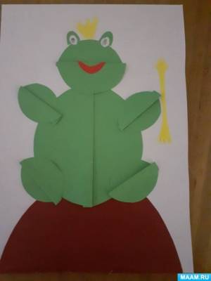 Мастер-класс по объемной аппликации «Царевна-лягушка»