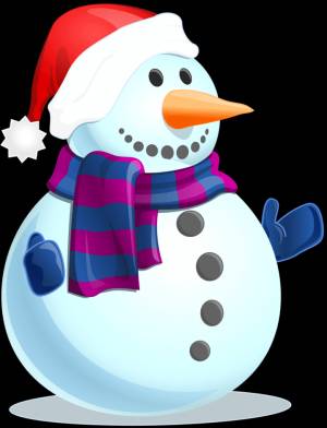 Трафареты снеговиков