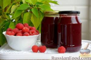 Конфитюр, Блюда из малины, Варенье из малины, рецепты с фото на RussianFood