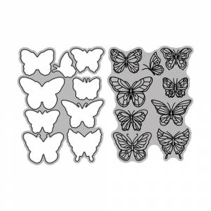 Красивые штампы для вырезания манго-бабочки, прозрачные штампы для скрапбукинга, металлические штампы «сделай сам», горячие фольгированные шаблоны и шаблоны для декора