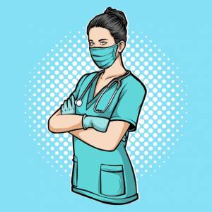 Иллюстрация медсестры