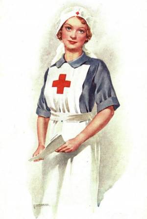 Военная медсестра рисунок