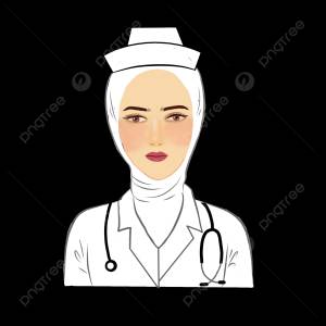 медсестра в хиджабе PNG , медсестра, больничная медсестра, медицинский PNG картинки и пнг PSD рисунок для й загрузки
