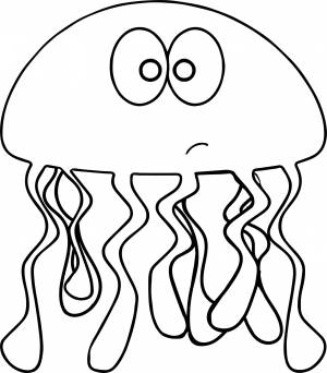 Медуза трафарет