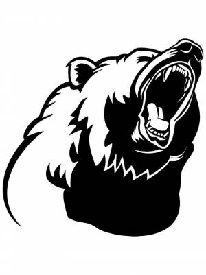 Трафареты Медведя